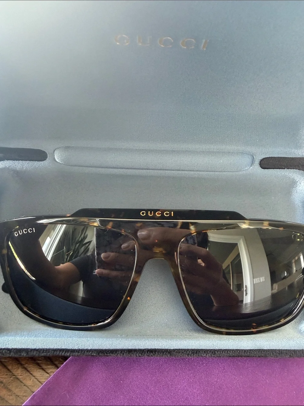 NEW! Gucci Tortoiseshell Frame Sunglasses